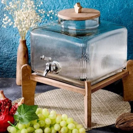کلمن-پایه-چوبی-تیفانی-(یخچالی)