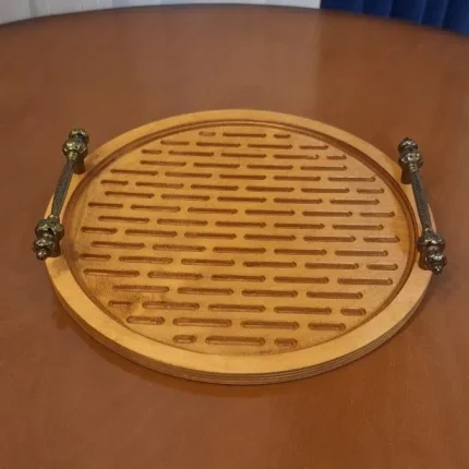 سینی-چوبی-گرد-شیار-دار