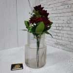 گلدان شیشه ای خطی