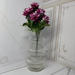 گلدان شیشه ای توپی