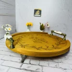 سینی طرح گل لیزری